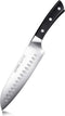 JARVISTAR Professional 7 Inch Chef's Santoku Knife, Ultra Sharp Vegetable Kitchen knife German Forged Steel, All-Purpose Nonstick Blade for Home C...