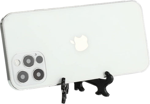 Boao 24 Pieces Plastic Easel Plate Display Stands Holders Picture Easel at Weddings, Home Decoration (Black, 3 Inch)...