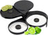 3 Tier Bar Glass Rimmer, Margarita Cocktail Salt and Sugar Glass Rimmer,Bartender tool(BLACK)...