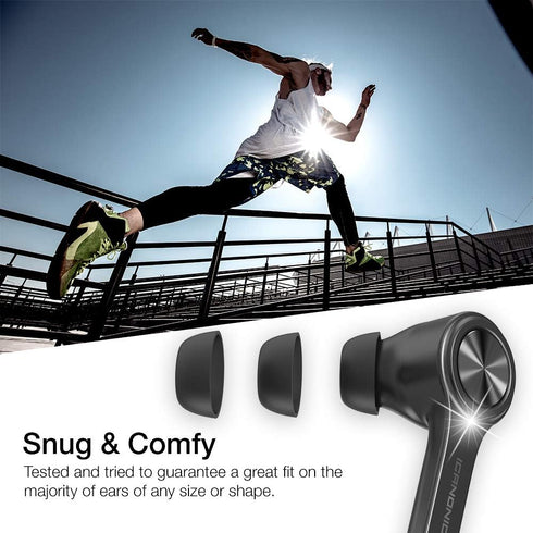 iCanonic Wireless Earbuds with Bluetooth 5.0 in-Ear Headphones and Charging Case, HD Sound/Quick-Pairing Stereo Calls/Built-in Microphones/IPX5 Sw...