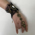 Women Gothic Pirate Skull Steampunk Gear Bracelet Jewelry Accessory Wristband with Finger Ring...