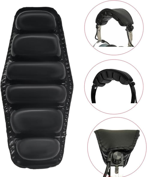 GA Headphone Headband Head Pad Kit Cover Padding Replacement with Thick Cooling Soft Cooling Foam for General Aviation Pilot Headset?Black?...