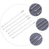 Hemobllo Stainless Steel Micro Lab Sampling Scoop Experiment Spoons Micro Medicine Spoons Reagent Laboratory Sampling Spoon Set 6PCS...