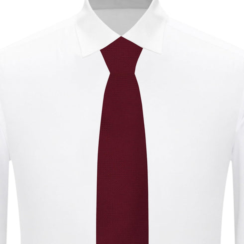 Jacob Alexander Men's Woven Subtle Mini Squares Slim Neck Tie...