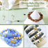 KISSITTY About 420pcs/bag Tibetan 4 Colors Wavy Disc Beads 10x1mm Flat Round Twist Spacers...