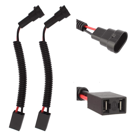 TOMALL 9005 9006 to H7 Light Retrofit Wiring Harness Connector Socket Adapter 12cm(5inch)...