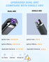 ?Upgraded? Dual Arc Electric Candle Lighter Rechargeable USB Lighter Plasma Arc Lighters for Candle (Obsidian Black)...