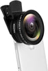 Phone Camera Lens, Professional Attachment Universal Clip on Cell Phone Photography Camera Attachable Mobile Extra 0.45X Wide Angle 12.5X Super Ma...