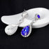 3 PCS Jewelry Set for Women Crystal Pendant Necklace Earring Ring...