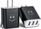 Upgraded USB Wall Charger, Charging Block 3.1A 3-Port 2-Pack UL Certified USB Plug Cube Compatible for iPhone 11/Xs/XS Max/XR/X/8/7/6/Plus,iPad Ai...