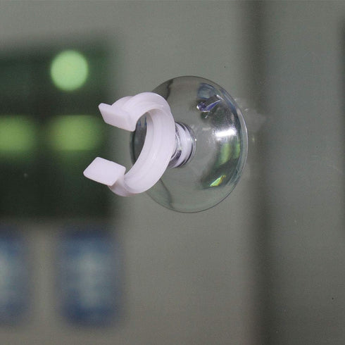 uxcell Aquarium Suction Cup Clips Airline Tube Holders Clamps for Fish Tank Clear 17mm 6Pcs...