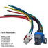 4L60E 4L80E 65E Neutral Safety Switch, Pigtails Switch Connectors 7 & 4 Wire - Compatible for GM 1995 to 2004 4-Speed Automatic Transmission, Repl...