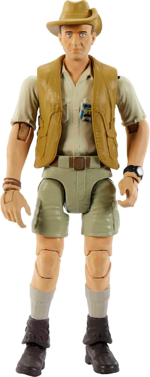 Mattel Jurassic World Mattel Jurassic Park Hammond Collection Human Action Figure, Robert Muldoon with Articulation, 3.75-in Tall...