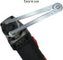 Universal Adjustable Angle Grinder Wrench Pin Spanner Wrench Face Spanner Wrench Pin Pliers For Round Nuts with Drilled Holes (4mm)...
