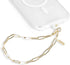 Case-Mate Phone Charm with Gold Metal Chain | Detachable Anti Theft Phone Strap | Hands-Free iPhone Wrist Strap for Women | Phone Chain Wristlet -...