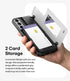 GOOSPERY Magnetic Door Bumper Compatible with Galaxy S22 Plus Case, Card Holder Wallet Easy Magnet Auto Closing Protective Dual Layer Sturdy Phone...