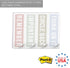 Modern Reminder Page Markers / 1" x 2.875" Multiuse Sticky Note Tabs/Pastel Pattern Sticky Pad with 200 Tabs/Made in The USA...