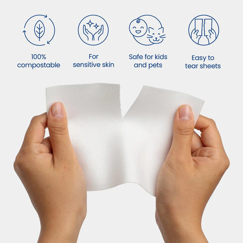 Laundry Detergent Sheets - Fresh Linen - No Plastic Jug (60 Loads) 30 Sheets...