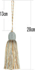 Fenghuangwu 2pcs Tassel Charms Polyester Key Tassels with Loop,DIY Handmade Craft Accessories of Home and Furniture Decoration (Mix Blue)...