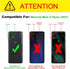 J&D Case Compatible for Moto G Stylus 2021 Case, Heavy Duty Hybrid Rugged Case with (2-Pack) Glass Screen Protector Protective Cover, Not Compatib...