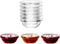 Mini Glass Bowls Set of 6 Small Dipping Bowls Sauces Jam Chutney Nut Dessert Ice Cream Sundae Serving Bowls Sauce Bowls for All Condiments Transpa...