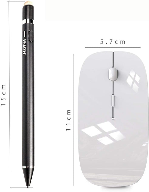 ZERU Bluetooth Mouse,Rechargeable Wireless Mouse for MacBook Pro/MacBook Air,Bluetooth Wireless Mouse for Laptop/PC/Mac/iPad pro/Computer (White)...