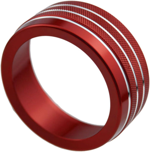 Climate Control Switch Knob Circle Trim Cover Decal for Challenger Accessories 2015-2023 & Dodge Charger 2015-2023 & Chrysler 300/300s 2015-2023 A...