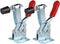 E-TING Hand Tool 201B Toggle Clamp 198Lbs Antislip Red Horizontal Clamp 201-B Quick Release Tool (2Pcs)...