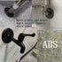 4 Pcs Wall Split Flange, ABS Round Self-Adhesive Escutcheon Plate Buckles Design for 2.5"/64mm,Silver...