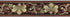 JL 429 Jacquard Metallic Gold Floral Vine Brown Ribbon Trim 2-3/8" (60mm) 3 Yards DIY for Sewing Crafting Home Decor, Wedding, Gift Wrapping, Bag ...