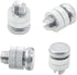 12 PCS Electric Fence Wire Connectors for 12-17 Gauge Aluminum Wire, Spool Galvanized Steel Wire, Poly Rope|Aluminum ALloy split bolts for Reliabl...