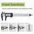 Digital Caliper 0-6"Measuring Tool, Micrometer Caliper with Auto-Off Feature, Interchangeable between inches and millimeters for jewelry measureme...