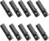 10PCS Power Tool Replacement Part 1/4 Inch Hex Shank to Square Impact Socket Adapter Suitable for Drill Driver Socket Driver Electric and Pneumati...