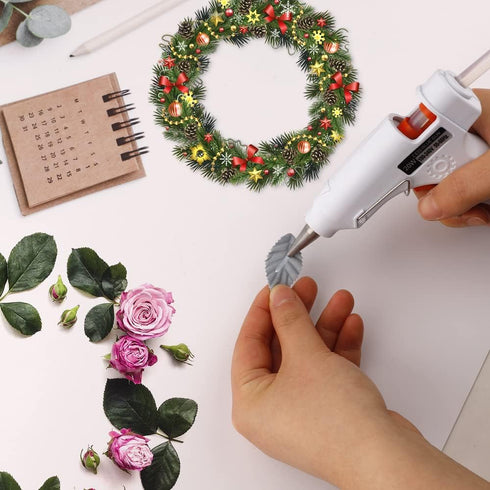 Hot Glue Gun, 20W Glue Gun, Hot Glue Gun Kit, Glue Gun Sticks, Small Hot Glue Gun, Mini Hot Glue Gun, Glue Sticks for Glue Gun, Hot Glue Gun with ...