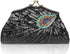 BABEYOND 1920s Flapper Peacock Clutch - Gatsby Sequined Evening Handbag Beaded Bag for Prom Cocktail Party...