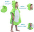 LOLANTA Baby Boys Dinosaur Hooded Bath Towels, Toddlers Kid's Beach Towel Pool Poncho Swim Terry Cloth Cover-Ups 100% Cotton (Green#B, 1-3T)...