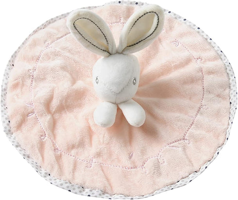 Rabbit Security Baby Comforter,Baby Girl Newborn Essentials Blanket,Personalized Soothing Towel for Newborns Pink 9.06 Inch- Nursery Gift...