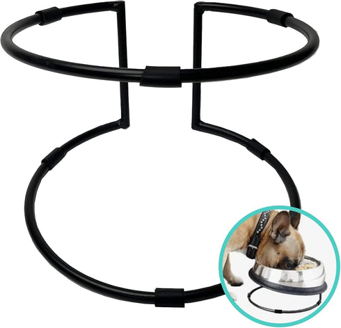 Enhanced Pet Bowl Stand - New Anti-Skid Feature - Dog and Cat Bowl Stand Exclusively for Use with The Corresponing Size Enhanced Pet Bowl (Small)...