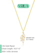 VRIUA Dainty Necklace for Women, Leaf Gold Necklace 14K Gold Plated Simple Gold Necklace Diamond Necklaces for Women Trendy Gold Necklace Jewelry...