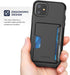 ENCASED iPhone 11 Wallet Case (2019) Ultra Durable Cover with Card Holder Slot (4 Credit Cards Capacity) Black...