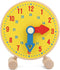 Toddler Teaching Clock, Wooden Clock Toy Numbers Clock Model Toy Time Learning Clock Learning to Tell Time Educational Kindergarten Toy for Childr...