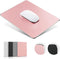 HONKID Metal Aluminum Mouse Pad Pink, Office and Gaming Thin Hard Mouse Mat Double Sided Waterproof Fast and Accurate Control Mousepad for Laptop,...