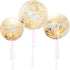 36 Inch Jumbo Confetti Balloons, Giant Latex Balloon with Gold Confetti (Premium Helium Quality) Pkg/6 Latex glitter balloons for Party/Birthdays/...