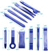 12 Pcs Trim Removal Tool Kit, No Scratch Plastic Pry Tool Kit, Car Panel Door Window Tools Car Interior Trim Kit Fastener Rivet Remover for Clip, ...