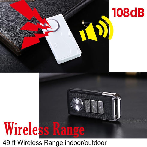 Door Alarm Sensor, Window Door Security Alarm with Remote, Door Alarm for Home Security& Kids Safety, Door Window Alarm Sensor, Home Security Syst...