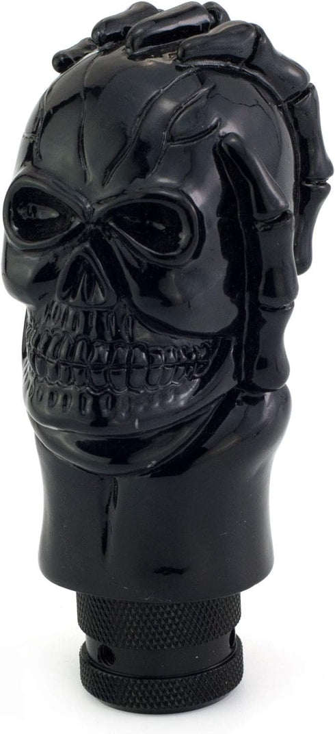Skull Manual Car Knob Shifter, Auto Gear Shift Handle Magic Skeleton Stick Style Fit Most MT Transmissions, Black...