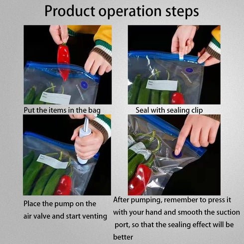 Sous Vide Bags 15pack Large Size 10.2x13.4in/ 26x34cm Food Storage Bags, Reusable Vacuum Zipper for Sous Vide Cooking, 4 Sealing Clips for Food St...
