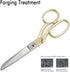 LIVINGO Professional Fabric Sewing Scissors: Multipurpose Heavy Duty Forged Stainless Steel Sharp Bent Blade Dressmaker Classic Cutting Leather Cl...