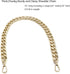 25 Inch Trendy Chunky Metal Chain Purse Handle Shoulder Strap Replacement for Handbag (Light Gold)...