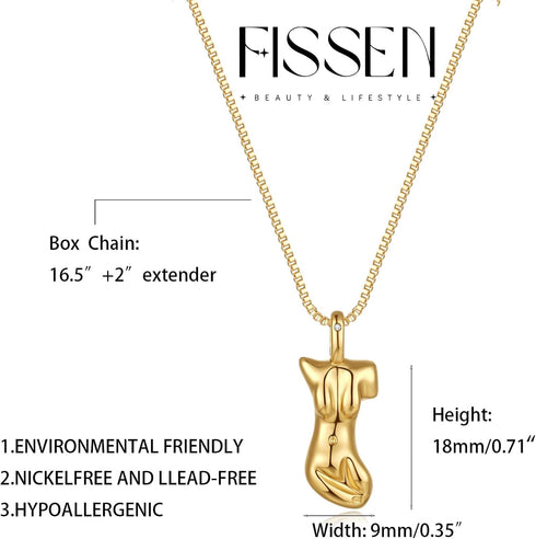 Gold Pendant Necklace for Women, 14K Gold Plated Coin Bee Necklace Dainty Crescent Moon | Star | Body | Evil Eye Necklaces for Women Trendy Gold J...